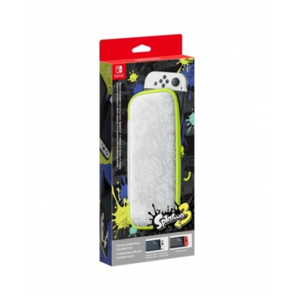 Zestaw akcesoriów do konsoli Nintendo Switch Splatoon 3 (oryginał, etui i folia ochronna)