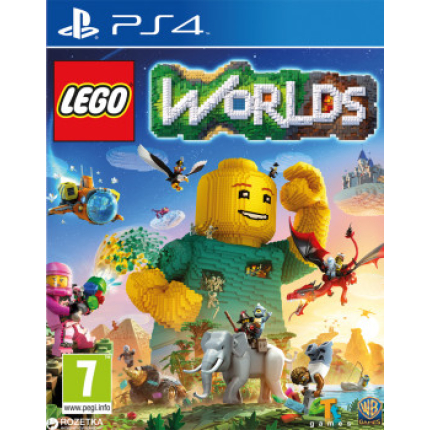 LEGO Worlds (PS4, русская версия) Б/У