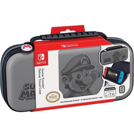Чехол для Nintendo Switch Deluxe Travel Case Mario (Big Ben, серый)