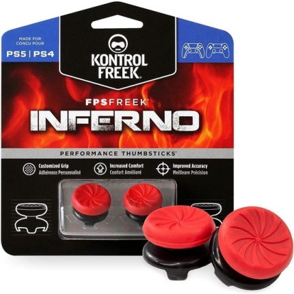 Nakładki na joystick FPS Freek Inferno Performance Stick do kontrolerów Dualshock 4/DualSense 5 (KontrolFreek, 2 szt.)