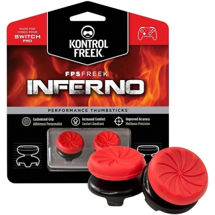 Насадки на стики Pro FPS Galaxy Inferno для Nintendo Switch (KontrolFreek, 2шт)