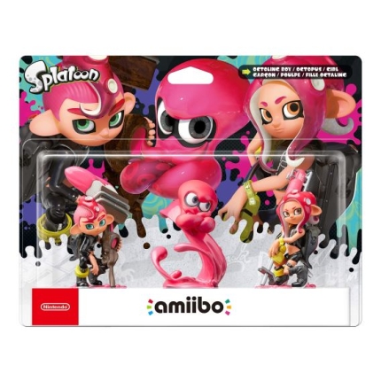 Nintendo Amiibo 3 Pack Octoling Boy/Octopus/Girl Splatoon Collection (Switch)