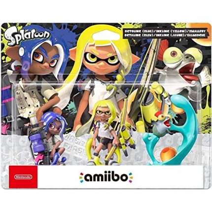 Nintendo Amiibo 3 Pack Octoling Blue/Inkling Yellow/Smallfry Splatoon Collection (Switch)