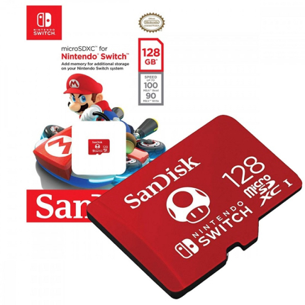 Карта памяти для Nintendo Switch (Sandisk, 128 Gb)