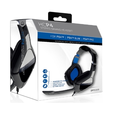 Наушники Gioteck HC-P4 Stereo Gaming Headset (PS4, черный)