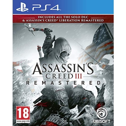 Assassins Creed III Remastered (PS4, русская версия)
