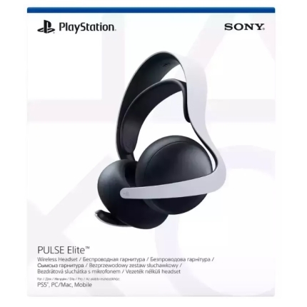 Bezprzewodowy zestaw słuchawkowy Sony PS5 Pulse Elite Wireless Headset для PlayStation 5 (PS5, biały)