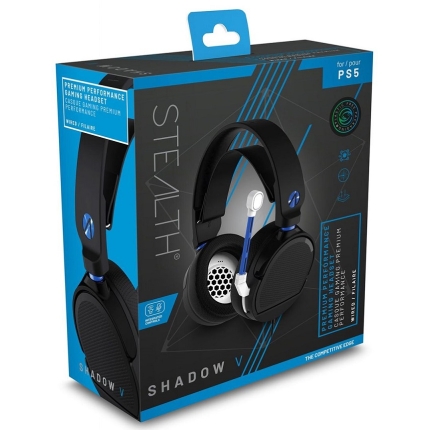 Słuchawki PlayStation 5 Stereo Gaming Headset Shadow V (Stealth, черный)