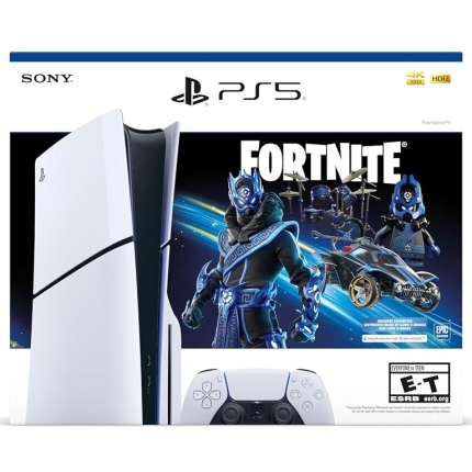 Konsola PlayStation 5 Slim Fortnite Cobalt Star Bundle (1Tb, biały)