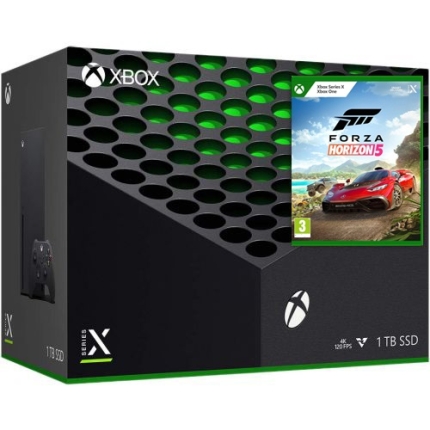 Xbox Series X Bundle (1 TB, czarny, Forza Horizon 5)