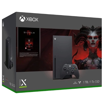 Xbox Series X Bundle (1 TB, черный, Diablo IV)