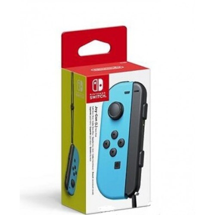 Контроллер Nintendo Switch Neon Blue Joy-Con (левый, оригинал)