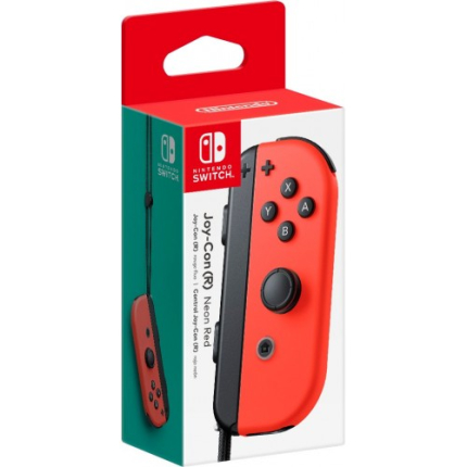 Контроллер Nintendo Switch Neon Red Joy-Con (правый, оригинал)