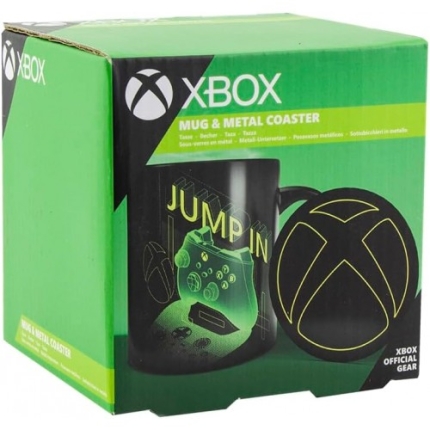 Подарунковий набір Xbox Mug and Metal Coaster (Paladone, чашка, підсклянник)