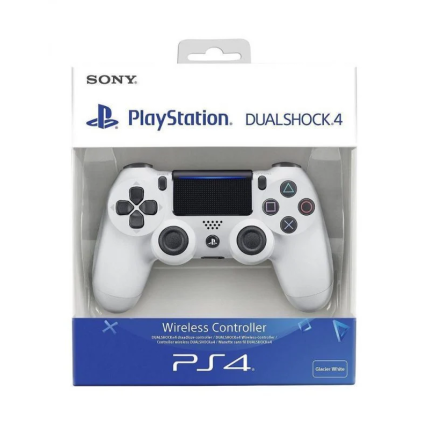 Pad Kontroler Sony PS4 DualShock 4 v2 (Glacier White / w kolorze białym)