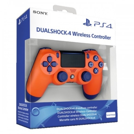 Pad Kontroler Sony PS4 DualShock 4 v2 (Orange / Pomarańczowy)