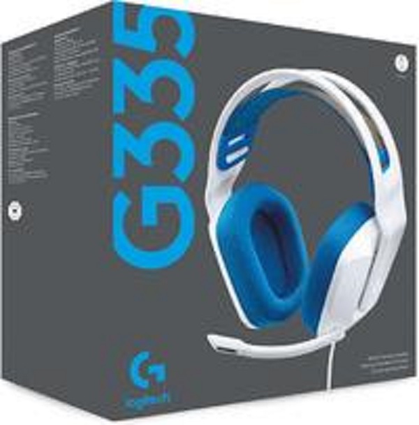 1 Наушники Logitech G335 Wired Gaming Headset (белый)