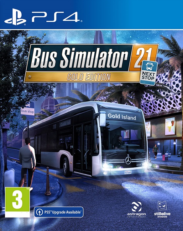 1 Bus Simulator 21 Next Stop Gold Edition (PS4, русские субтитры)