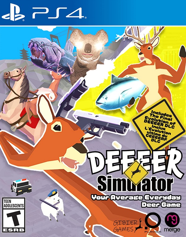 1 DEEEER Simulator Your Average Everyday Deer Game (PS4, русские субтитры)