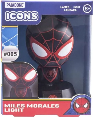 1 Светильник Spider-Man Miles Morales Icon Light BDP (Paladone)