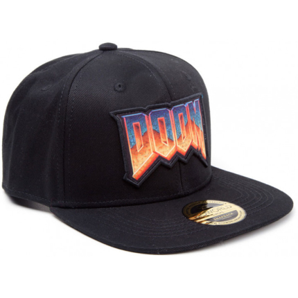 Кепка DOOM Logo Snapback Cap (Difuzed, черный)