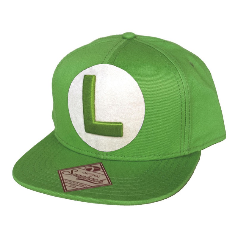 1 Кепка Luigi Logo Snapback Cap (Difuzed, зеленый)