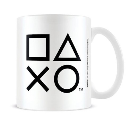 Чашка Playstation Logo Mug (Paladone, черно-белый)