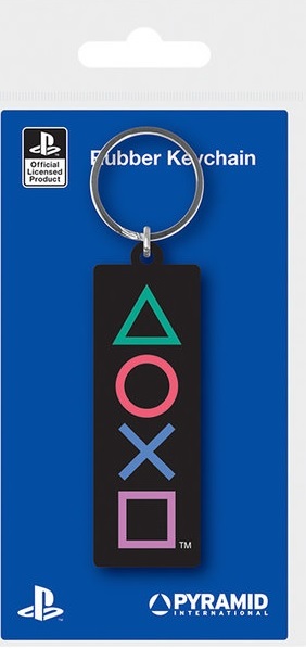 1 Брелок PlayStation Rubber Keychain (Pyramid)