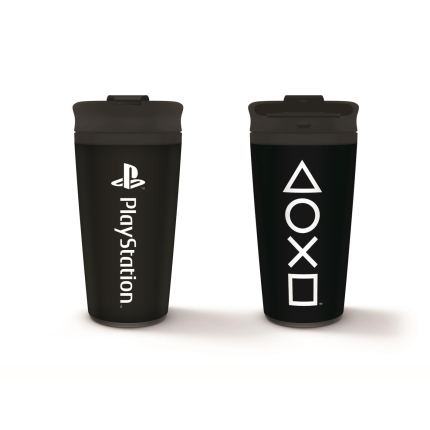 Чашка дорожная PlayStation Metal Travel Mug (Onyx)