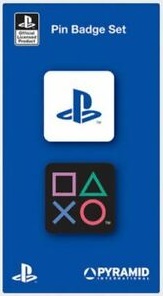 1 Набор значков PlayStation Shapes Enamel Pin Badge Set (Pyramid)
