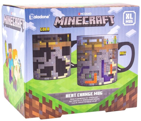 1 Чашка Minecraft Heat Change Mug (Paladone)