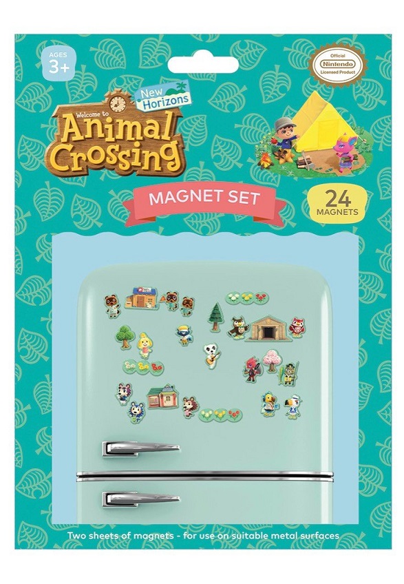 1 Магниты Animal Crossing Summer Magnet Set (24шт.)