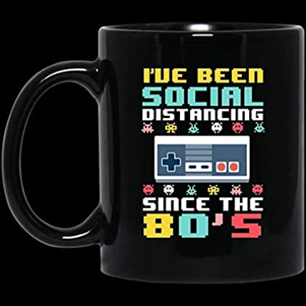 Чашка Social Distancing Since The 80'S Mug