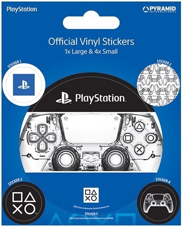 1 Наклейки PlayStation X-ray Section (Pyramid, Vinyl, 5 шт)