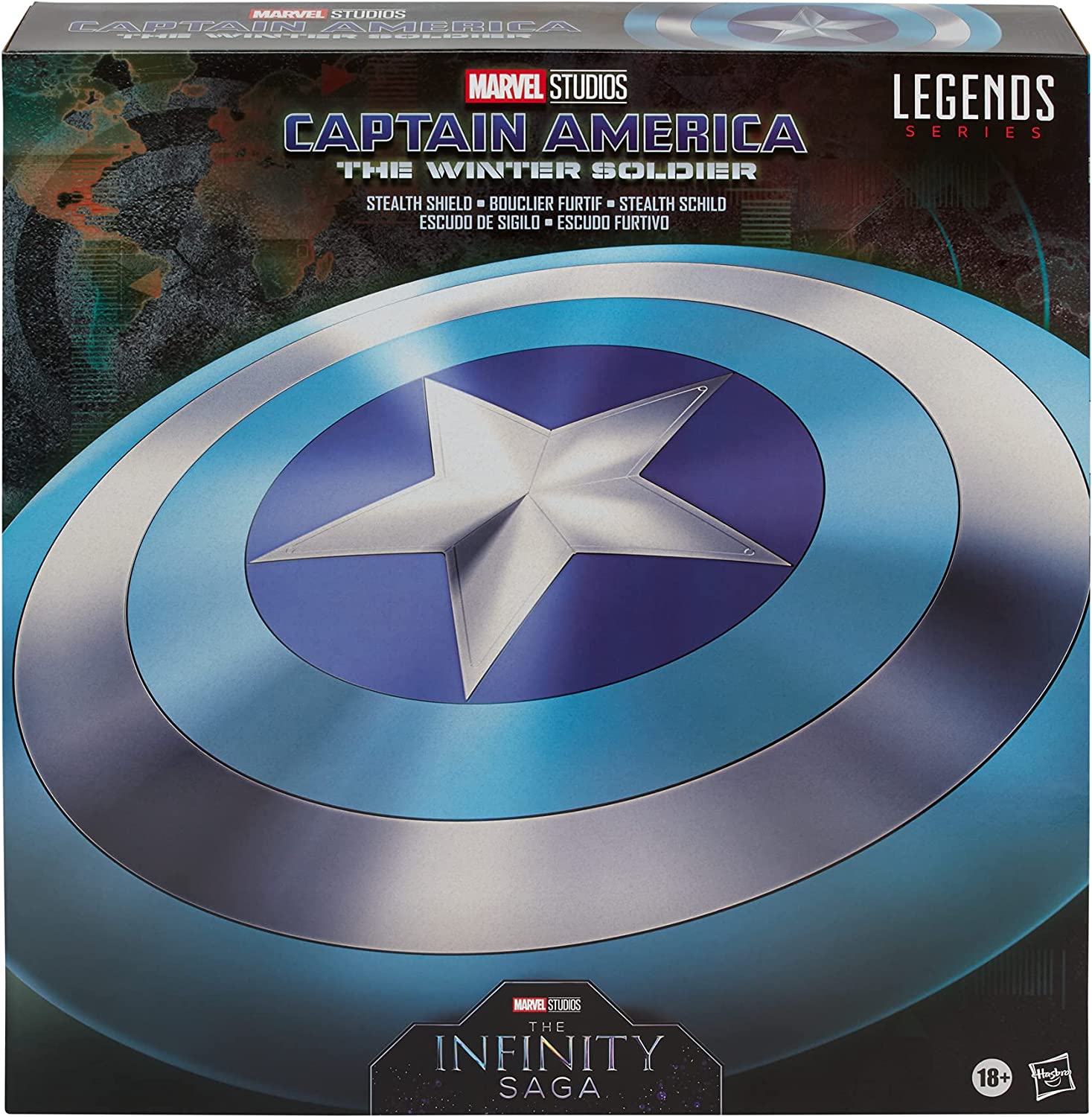 1 Щит Marvel Legends Stealth Winter Soldier Captain America Shield (Hasbro)