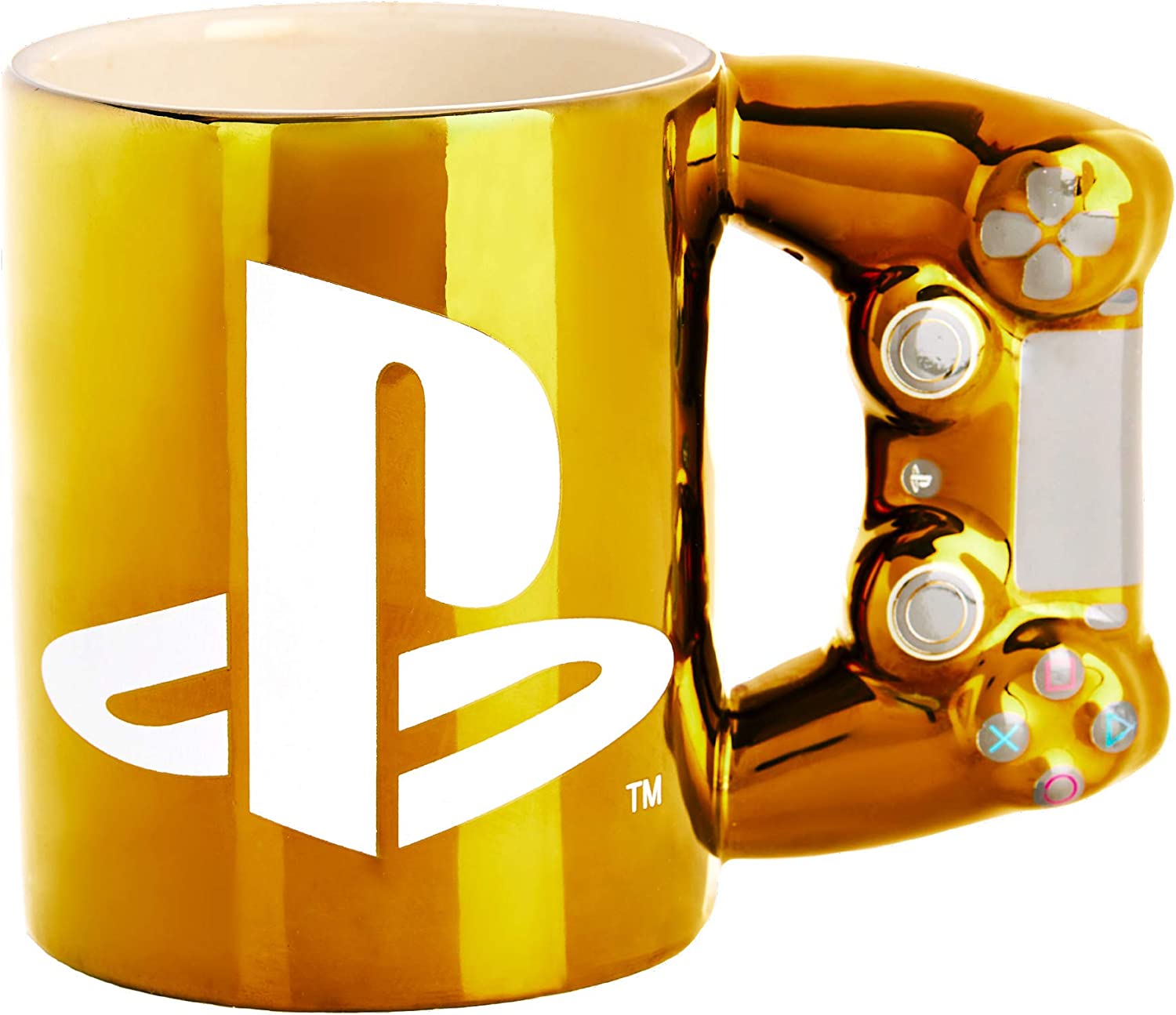 1 Чашка PlayStation DS4 Gold Controller Mug (Paladone)
