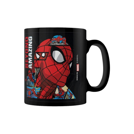 Чашка Spider-Man 60 Years Black Coffee Mug (Pyramid)