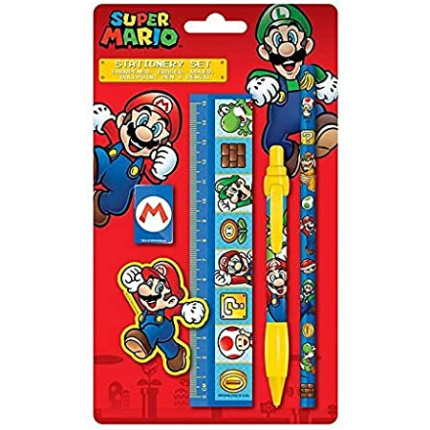 Набор Super Mario (4 Colour) Standard Stationery Set (Pyramid)