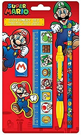 1 Набор Super Mario (4 Colour) Standard Stationery Set (Pyramid)