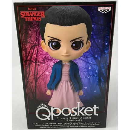 Фигурка Stranger Things Q Posket Figure Eleven (Banpresto, высота 13 см)