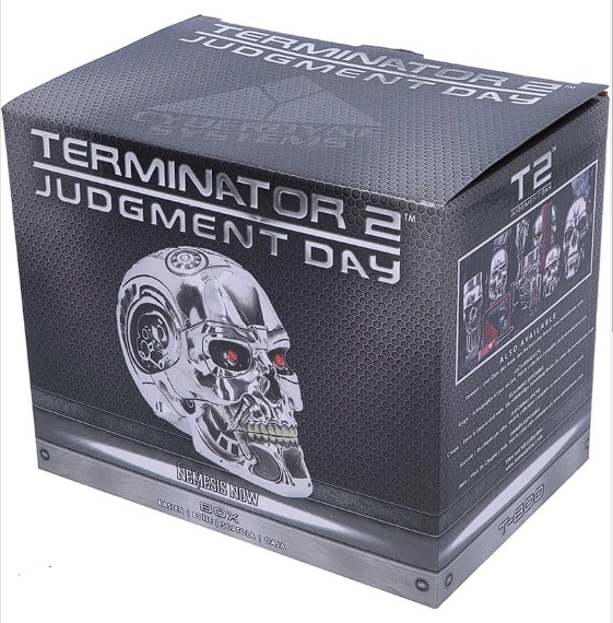 1 Череп Шкатулка T-800 Terminator Box (18 см)