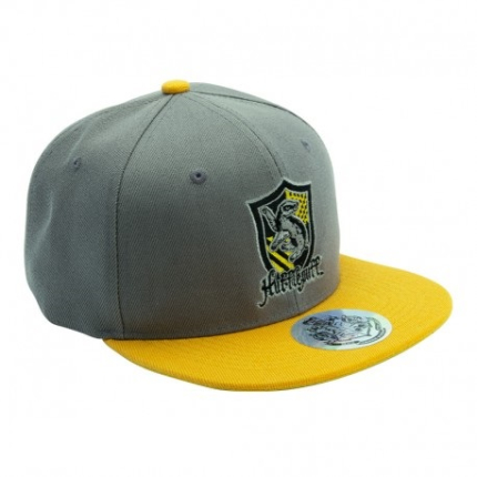 Кепка Harry Potter Cap Hufflepuff Snapback (желто-серый, Abystyle)