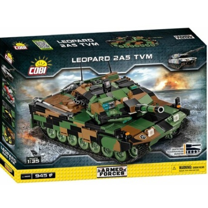 Конструктор Armed Forces танк Leopard 2A5 Tvm (COBI, 945 деталей)