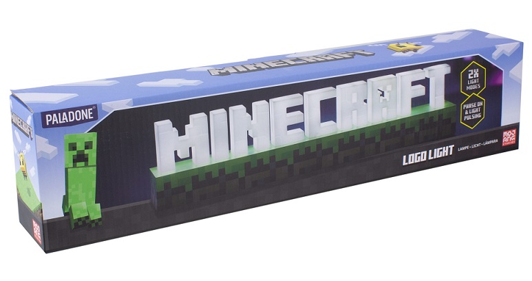1 Светильник Minecraft Logo Light (Paladone)