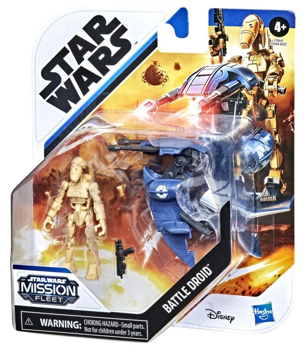 1 Игрушка Star Wars Mission Fleet Battle Droid (Hasbro)