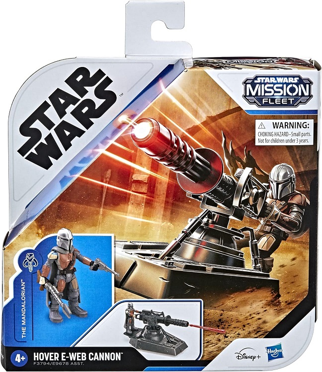 1 Игрушка Star Wars Mission Fleet The Mandalorian Hover E-Web Cannon (Hasbro)