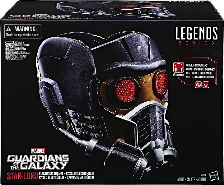 1 Шлем Marvel Legends Series The Infinity Saga Star Lord Electronic Helmet (Hasbro)
