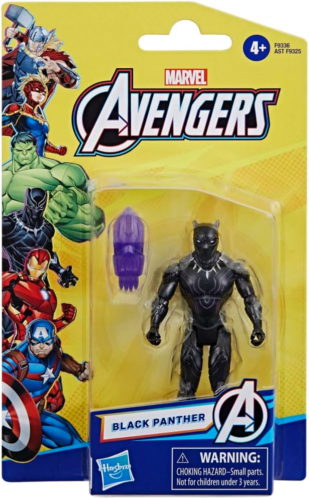 1 Фигурка Marvel Avengers Epic Hero Black Panther Action Figure (Hasbro, высота 10 см)