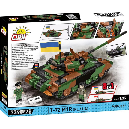 Конструктор Armed Forces танк T-72 Mir (COBI, 742 детали)