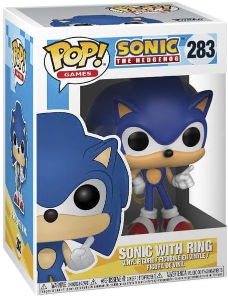 1 Фигурка Sonic The Hedgehog Sonic w Ring POP! Vinyl (Funko)